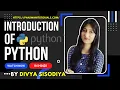 Introduction of Python Language By Divya Sisodiya In Hindi