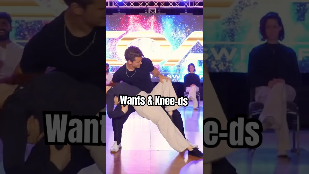 He knee-ded this🦵#westcoastswing #improv
