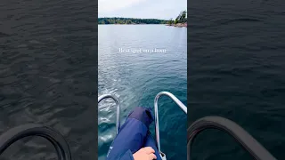 Can’t beat this seat 😌 #sailing #boat #boating #boatlife