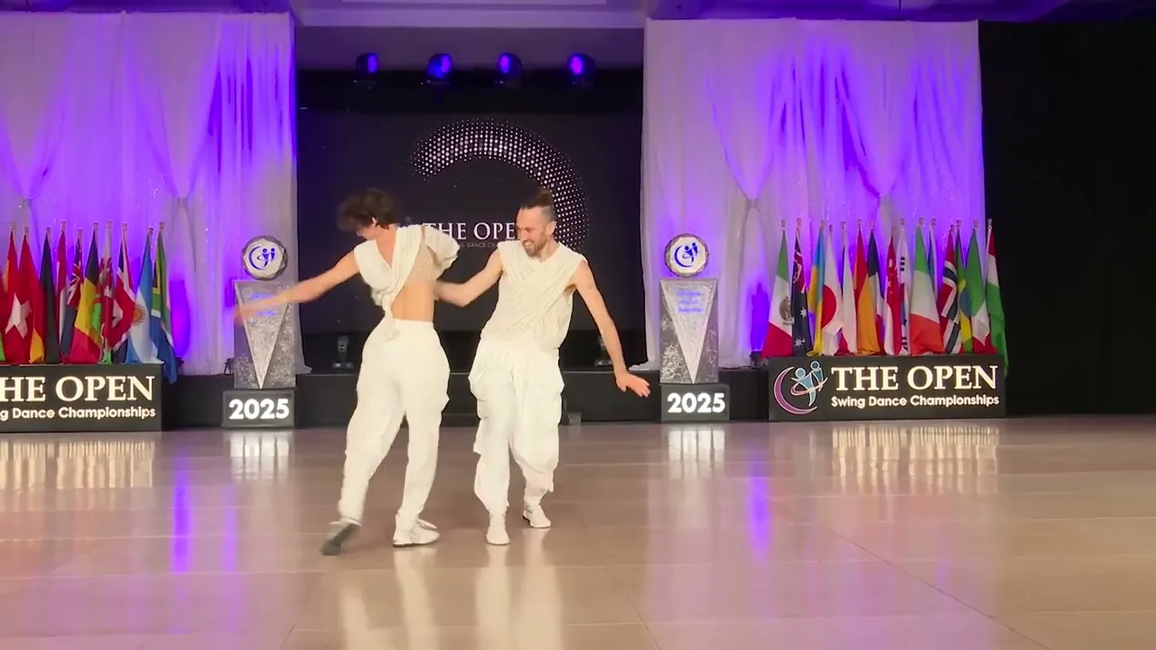 Jakub Jakoubek and Emeline Rochefeuille - 5th Place Classic - The Open 2025