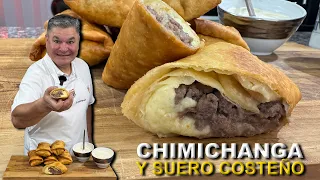 El secreto de las CHIMICHANGAS con suero costeño