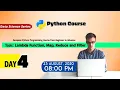 Python Tutorial for Beginners Basic to Advance Data Science Series Session With Sumit Day-4