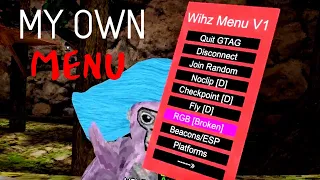 I made my own mod menu Gorilla Tag