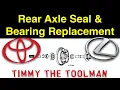 Download Lagu Toyota Lexus Rear Axle Seal / Bearing Replacement - 4runner, Tacoma, Tundra, FJ, LC, LX, GX (Part 2)