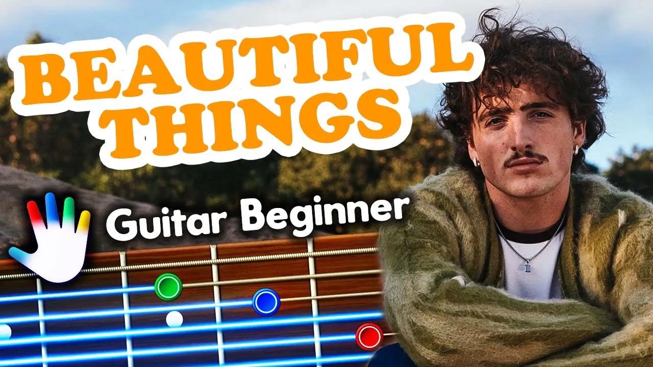 Beautiful Things Guitar Lessons for Beginner Benson Boone Tutorial | How To Play Chords Beautiful Things Guitar Lessons for Beginner Benson Boone Tutorial | How To Play Chords