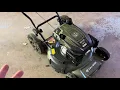 Full Boar 201cc push lawnmower unboxing and first impressions
