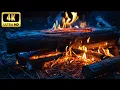 🔥 Relaxing Night Fireplace 4K | Forget the World | Deep Relax V1