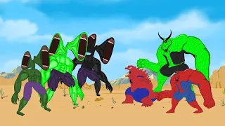 Spider Hulk vs Hulk Siren Head: Fury of the Titans – Who Is Stronger? (Part 2)