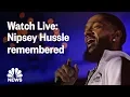 Download Lagu Nipsey Hussle Honored In Funeral Service At Staples Center | NBC News
