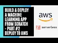 Deploy a Deep Learning model on AWS Lambda using Serverless framework