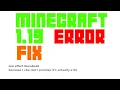 Minecraft 1 19 Server class file version 61 0 ERROR FIX
