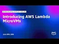Introducing AWS Lambda MicroVMs Serverless Office Hours