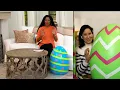Mr Cottontail 24 Oversized Lit Blow Mold Easter Egg on QVC