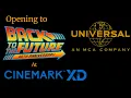 Opening to Back To The Future 1985 40th Anniversary 2025 Cinemark XD Theater