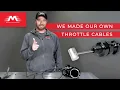 All New Motion Raceworks LS Swap Throttle Cable w Pedal Attachment