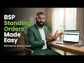 BSP Standing Orders Made Easy Step-by-Step Internet Banking Guide PNG