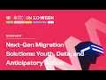 Next-Gen Migration Solutions Youth Data and Anticipatory Action