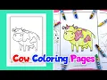 Cow Coloring Pages - Free Printable