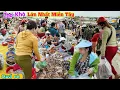 Lagu Hàng 1000 người chen lấn mua khô biển chợ phiên lớn nhất miền tây