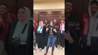 أبا ابا ايه افرييقيااااا   كورال روح الشرق دندنها
