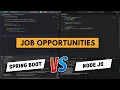 Spring Boot vs Node js Real Performance Comparison 2025 Backend Job Insights Job Demand