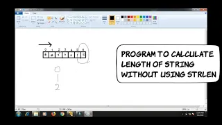 Program to calculate length of given string without using strlen Programming in C