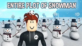 I BUILT ENTIRE PLOT OF SNOWMAN IN BLOXBURG | Roblox - How much money?