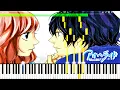 Download Lagu Ao Haru Ride - I Will by Chelsy (Piano Version) EP3 BGM | Piano Tutorial, アオハライド【ピアノ】