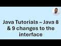 Java Tutorial 48 - Purpose of static default private methods in interface