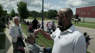 Woman accuses Kamala Harris supporter of 'infiltrating' Howell at Trump event