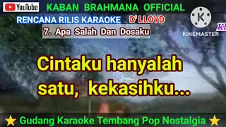 Download Karaoke Pop Nostalgia/ OH BUNGA MAWAR / D' LLOYD. Original Music MP3