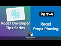 React Developer Tips Series Part-4 Props Advanced from scratch in telugu