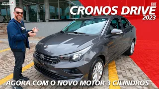 FIAT CRONOS DRIVE 1.0 2023 - Novo Motor 3 Cilindros Sendo o Mais Barato da Categoria