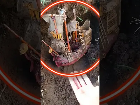 Encontré un Barco Pirata abandonado en una piscina ¿cuánto vale? #tesorosperdidos #piscinas