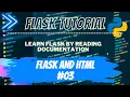 Flask HTML Files Flask Tutorial