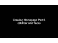 Creating Homepage part 6 skillbar and tabs shortcodes