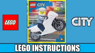 LEGO Instructions | LEGO CIty | 952103 | Policeman and Motorcycle (LEGO Magazine)