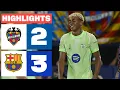 Download Lagu LEVANTE UD 2 - 3 FC BARCELONA | RESUMEN LALIGA EA SPORTS