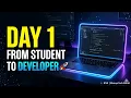 Day 1 of My Coding Journey Python Full Stack DSA GenAI