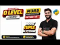 Python Tuple Explained in Hindi What is Tuple in Python O Level M3R5 Python Programming