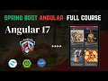 Spring boot Angular 17 Full Stack Course For Beginners with Project spring security tailwind jwt