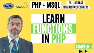 Learn Functions in PHP PHP functions tutorial PHP Full Course Chapter-9