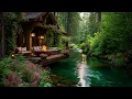 Calm Natural Riverside Ambience for Relaxation | Birdsong and Gentle Water Sounds