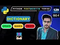 Update Search Delete in Python Dictionary Python Hindi Tutorials for Beginners