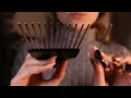 ASMR Hair Parting Scalp Check Detailed scalp attention brushing no talking layered sounds