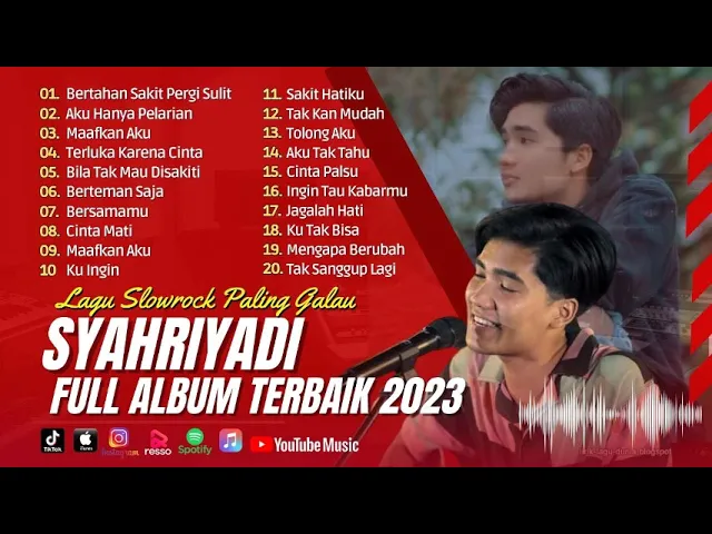 Download MP3 SYAHRIYADI - BERTAHAN SAKIT PERGI SULIT, AKU HANYA PELARIAN, MAAFKAN AKU || LAGU POP TANPA IKLAN