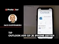Hoe stel je Microsoft 365 Outlook app in op je iPhone mobiel?