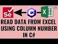 3 How to Read Data From Excel using Column Number in Selenium Webdriver C Excel Read in C