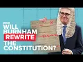 Will Burnham Rewrite the Constitution