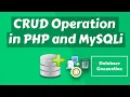 PHP and MySQLi CRUD Bangla Tutorial Database Connection Part 01